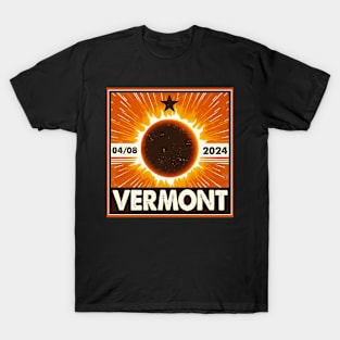 Verment solar eclipse 2024 T-Shirt